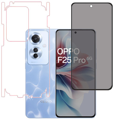 SPRITZEN Front and Back Screen Guard for Oppo F25 Pro 5G(Pack of 2)