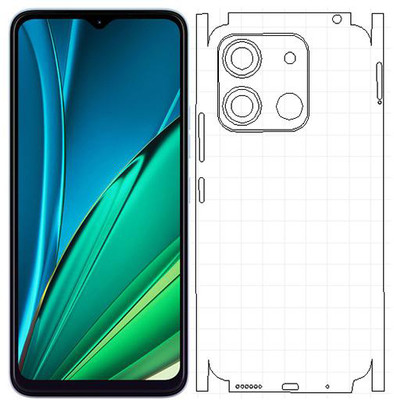 Siva Front and Back Screen Guard for Itel P40(Pack of 1)