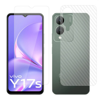 Vatsin Front and Back Screen Guard for ViVO Y17s(Pack of 2)