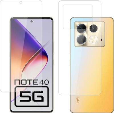 Ten To 11 Front and Back Screen Guard for Infinix Note 40 5G(Pack of 2)