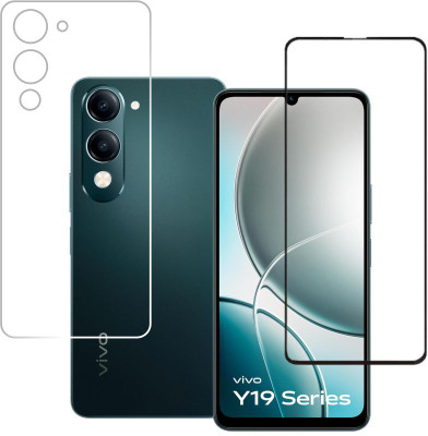 GLAMEECH Front and Back Screen Guard for Vivo Y19e, Vivo Y19e, Vivo Y19e, Vivo Y68 Series(Pack of 2)