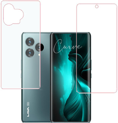 SPRITZEN Front and Back Screen Guard for Lava Blaze Curve 5G(Pack of 2)