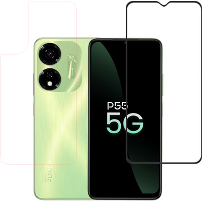 KARTRAY Front and Back Screen Guard for itel P55 5G(Pack of 2)