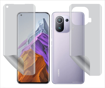 TELTREK Front and Back Screen Guard for MI 11 PRO (Edge to Edge Full Screen Protector)(Pack of 1)