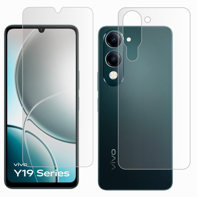 Vatsin Front and Back Screen Guard for ViVO Y19e(Pack of 2)