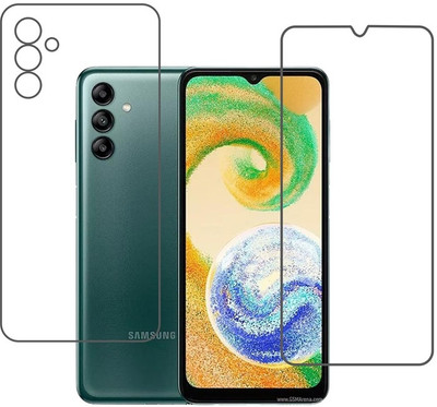 DVTECH Front and Back Screen Guard for 9H Samsung Galaxy A04s(Pack of 1)