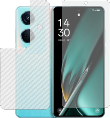 ZINGTEL Front and Back Screen Guard for Oppo K11 (Matte Front & Carbon Fiber Back Skin Combo)(Pack of 2)