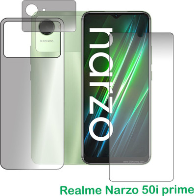 chakoor Front and Back Screen Guard for Realme Narzo 50i Prime(Pack of 3)