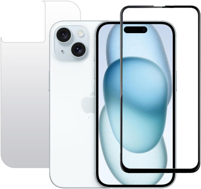 ECMERED Front and Back Tempered Glass for APPLE iPhone 15 Plus, iPhone 15 Plus(Pack of 1)