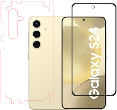 KARTRAY Front and Back Screen Guard for SAMSUNG Galaxy S24 5G(Pack of 2)