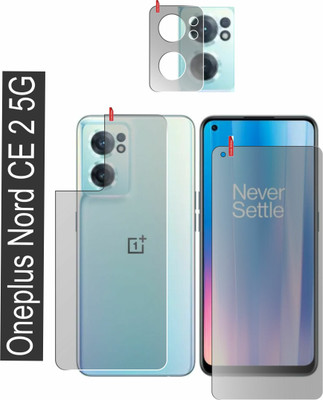 chakoor Front and Back Screen Guard for Oneplus Nord Ce 2 5G(Pack of 3)