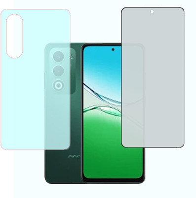 VAYUVAULT Front and Back Screen Guard for Oppo A5 5G, Privacy glass, Back Screen Guard Matte finish(Pack of 2)