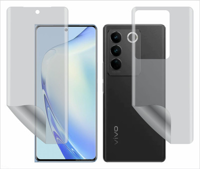 TELTREK Front and Back Screen Guard for VIVO V27 PRO 5G (Edge to Edge Full Screen Protector)(Pack of 1)