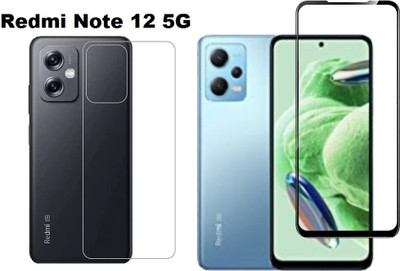 BRENZZ Front and Back Screen Guard for Redmi Note 12 5G(Pack of 1)