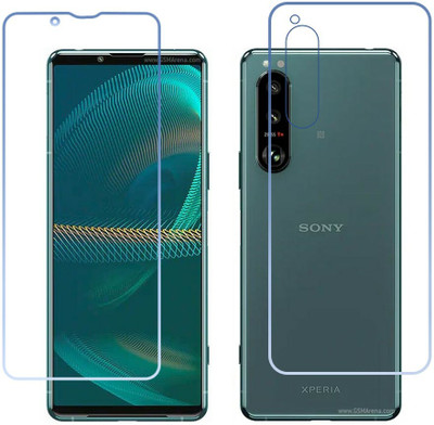 DVTECH Front and Back Screen Guard for 9H Crystal Clear Front And Carbon Fiber BackSony Xperia 5 III(Pack of 1)