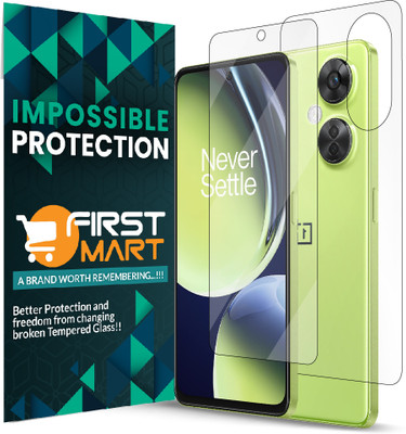 FIRST MART Front and Back Screen Guard for OnePlus Nord CE 3 Lite 5G, Nord CE 3 Lite 5G, OnePlus Nord CE 3 Lite, One Plus Nord CE3 Lite 5G (6.72 Inch)(Pack of 1)