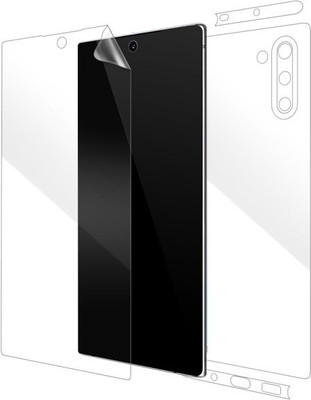 Asmart Front and Back Screen Guard for Samsung Galaxy Note 10 (Mobile)(Pack of 1)