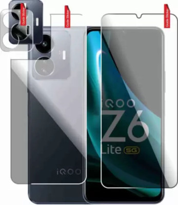 chakoor Front and Back Screen Guard for IQOO Z6 Lite 5G(Pack of 3)