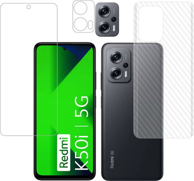 Ten To 11 Front and Back Screen Guard for MI Redmi K50i(Pack of 3)