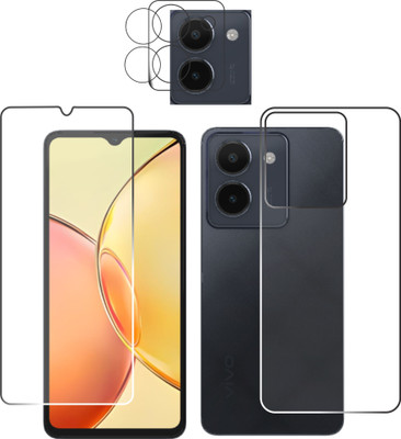 chakoor Front and Back Screen Guard for Vivo y36 5g(Pack of 3)