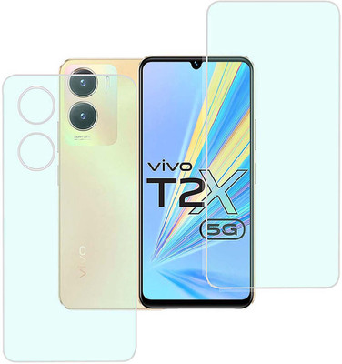 MOKPLZ Front and Back Screen Guard for VIVO T2X 5G(Pack of 3)