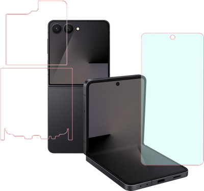 SPRITZEN Front and Back Screen Guard for Samsung Galaxy Z Flip 7 5G, Front Matte Back Clear(Pack of 2)