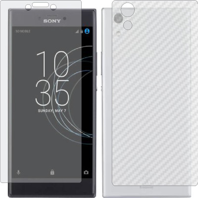 MOBART Front and Back Screen Guard for SONY XPERIA R1 (Front Matte Finish & Back 3d Carbon Fiber)(Pack of 2)