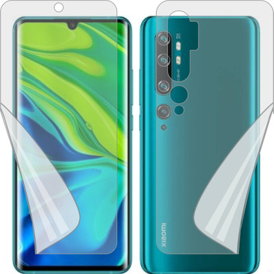 MOBART Front and Back Tempered Glass for XIAOMI MI CC9 PRO (Edge To Edge TPU Full Coverage)(Pack of 1)