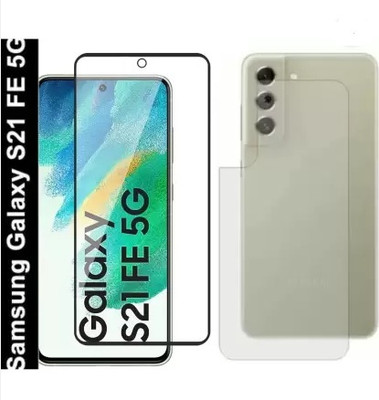 LIGHTWINGS Front and Back Screen Guard for Front& Back Screen Gourd For Samsung Galaxy S21 FE 5G (P-2)(Pack of 2)