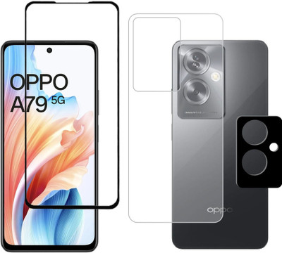 FINCH Front and Back Tempered Glass for OPPO A79 5G(Pack of 1)