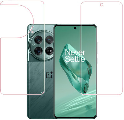 SPRITZEN Front and Back Screen Guard for OnePlus 12 5G, Clear(Pack of 2)