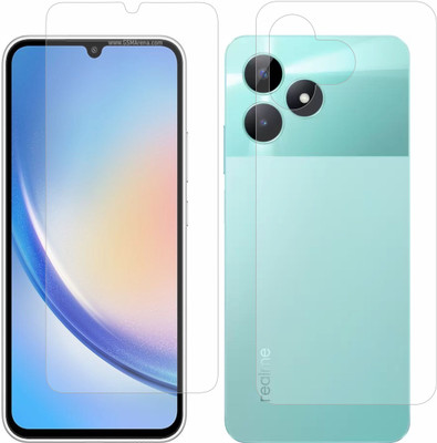 Ten To 11 Front and Back Screen Guard for Realme C51(Pack of 2)