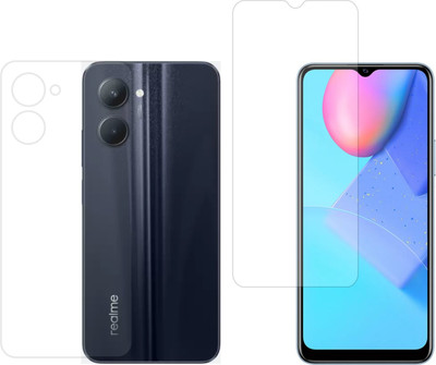 Vatsin Front and Back Screen Guard for Realme C33(Pack of 2)