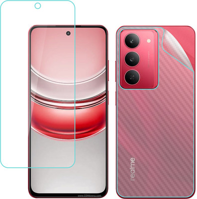 Vatsin Front and Back Screen Guard for Realme P3 Lite 5G, Realme P3 Lite 5G [Back Carbon Fiber](Pack of 2)