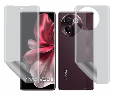 TELTREK Front and Back Screen Guard for Vivo V30e 5G (Edge to Edge Full Screen Protector)(Pack of 1)