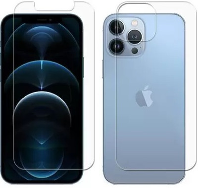 QuikArt Front and Back Screen Guard for APPLE IPHONE 13 PRO MAX(Pack of 2)