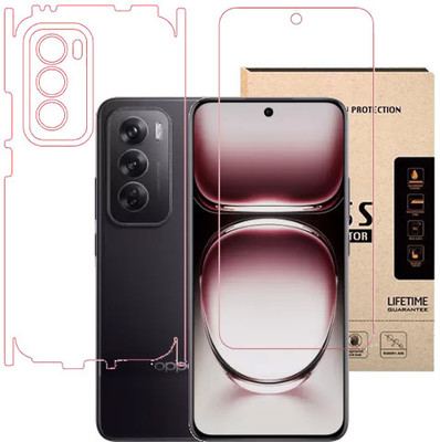 ECMERED Front and Back Screen Guard for OPPO RENO 12 PRO 5G, OPPO RENO12 PRO(Pack of 1)