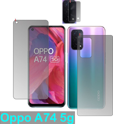 chakoor Front and Back Screen Guard for OPPO A74 5G(Pack of 3)