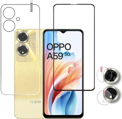 FINCH Front and Back Screen Guard for OPPO A59 5G(Pack of 3)