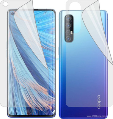 Fasheen Front and Back Screen Guard for OPPO FIND X2 NEO 5G CPH2009 (Edge To Edge TPU Covers Curved Edges)(Pack of 2)