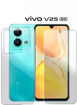 RUNEECH Front and Back Screen Guard for VIVO V25 5G, VIVO V25(Pack of 2)
