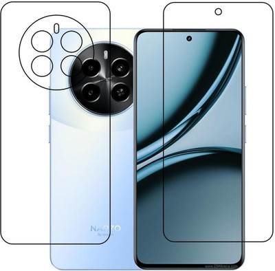 DVTECH Front and Back Screen Guard for Realme Narzo 70 9H Crystal Clear(Pack of 1)