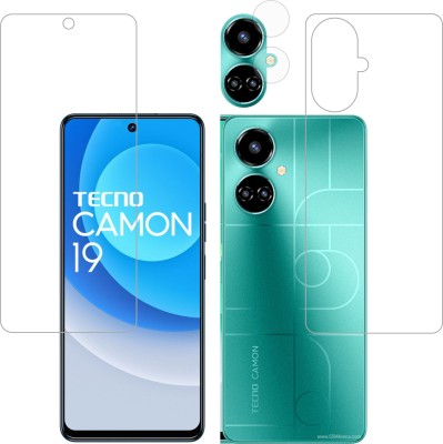 Ten To 11 Front and Back Screen Guard for Tecno Camon 19 Pro 5G(Pack of 3)