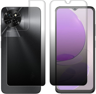 Enlinea Front and Back Screen Guard for itel S23 Front+Back (Matte)(Pack of 2)