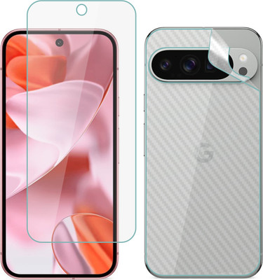 Vatsin Front and Back Screen Guard for Google Pixel 9 Pro, Google Pixel 9 Pro [Back Carbon Fiber](Pack of 2)