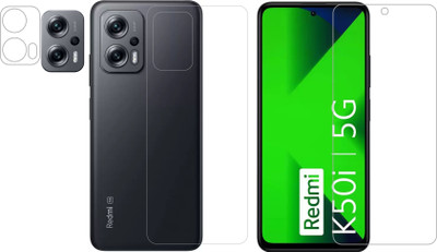 Vatsin Front and Back Screen Guard for MI Redmi K50i(Pack of 3)