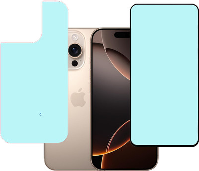VAYUVAULT Front and Back Screen Guard for Apple iPhone16 Pro Max, Matte(Pack of 2)