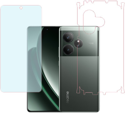 SPRITZEN Front and Back Screen Guard for Realme GT 6 5G, Front Matte Back Clear(Pack of 2)