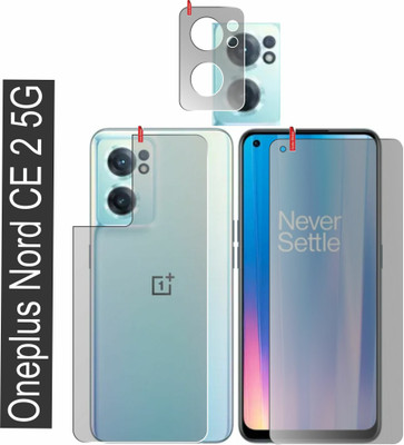 chakoor Front and Back Screen Guard for Oneplus Nord Ce 2 5G(Pack of 3)