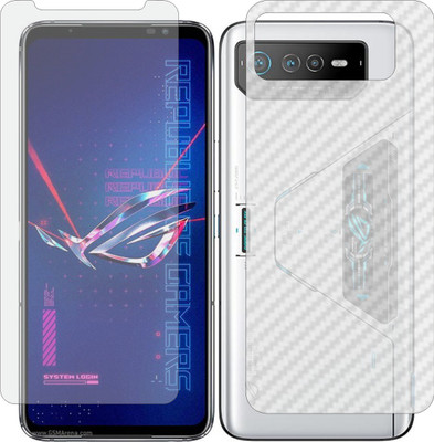 Mobling Front and Back Tempered Glass for ROG PHONE 6 PRO(Pack of 2)